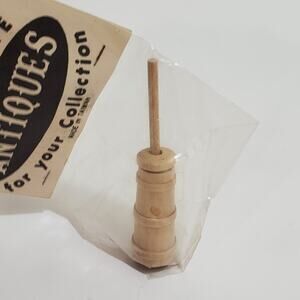Vintage Dollhouse Miniature Wooden Butter Churn Sealed Taiwan